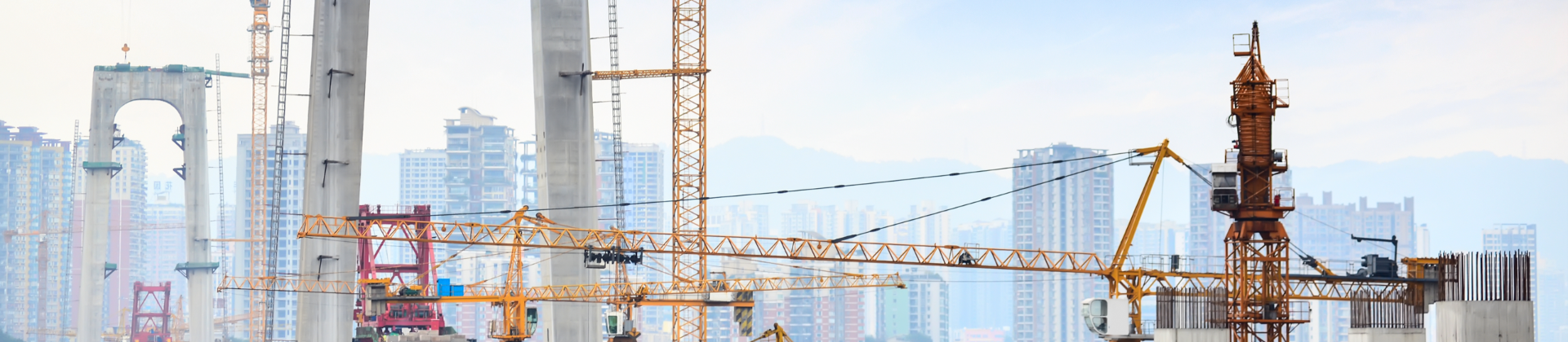 Modern construction project